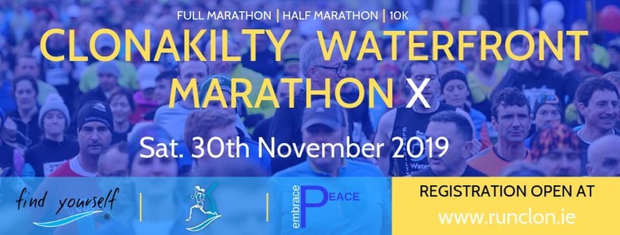 clonakilty waterfront marathon banner 2019