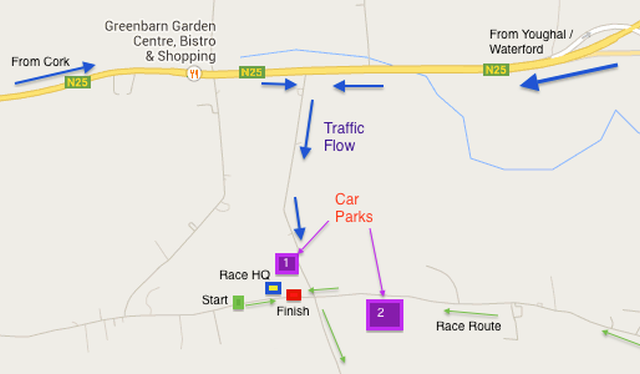 Clonpriest 5k Traffic Plan