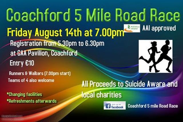 Broomhill Vintage Club's Coachford 5 Mile Road Race - Event Flyer 2015