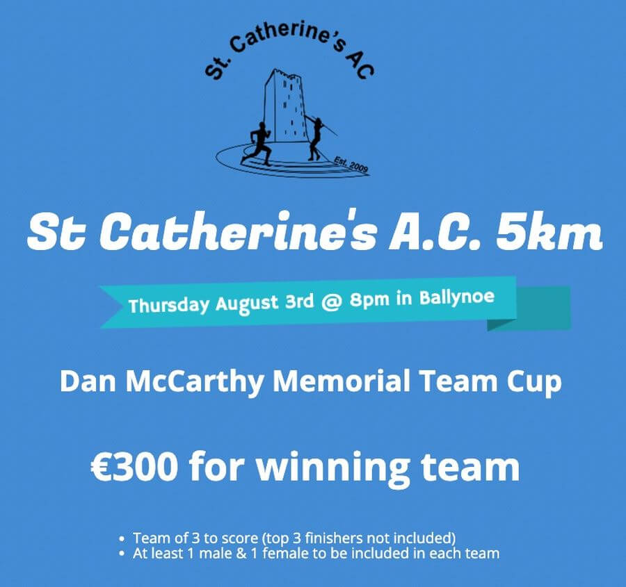 st catherines ac conna 5k road race flyer 2023b