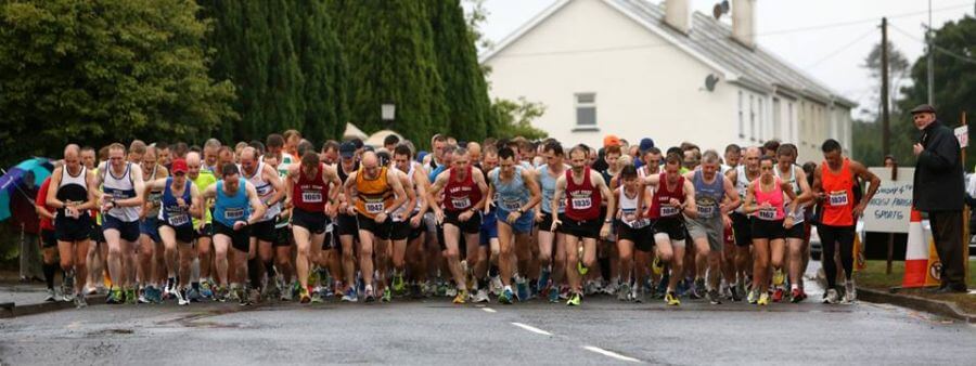 start of st catherines ac conna 5k 2016