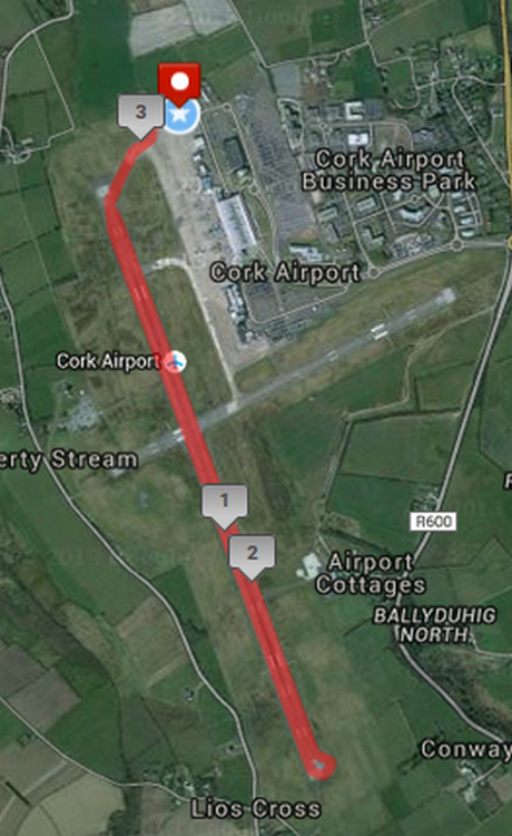 Irish Independent A Lust For Life Runway 5k Course Route Map