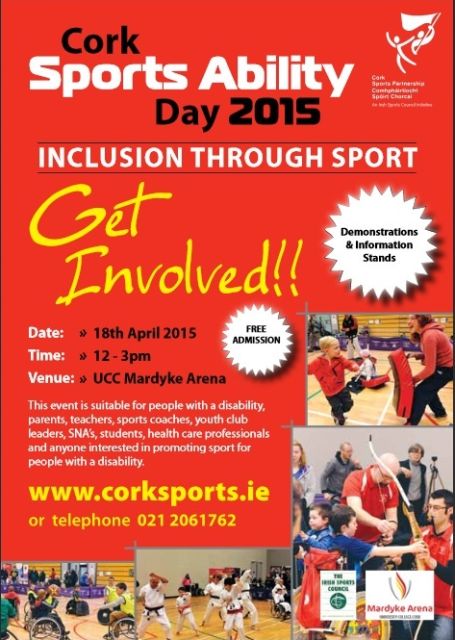 Cork Sports Partnership - SportsAbility Day Poster