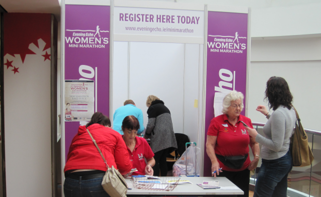 Cork Womens Min-Marathon Entry Desk