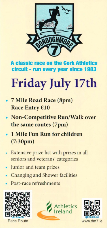 Donoughmore 7 - Race Flyer 2015