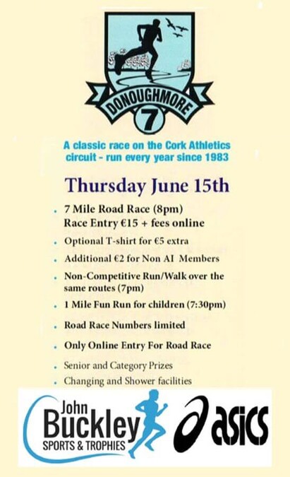 donoughmore 7 mile road race flyer 2023
