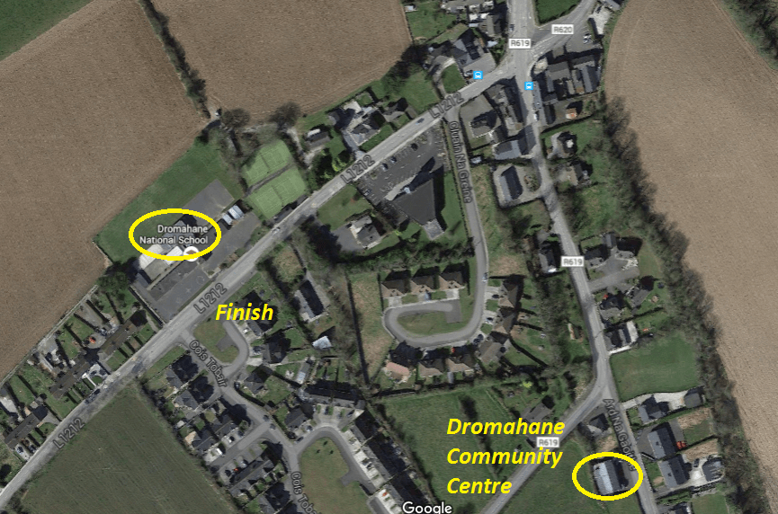 Dromahane 5k Key Locations