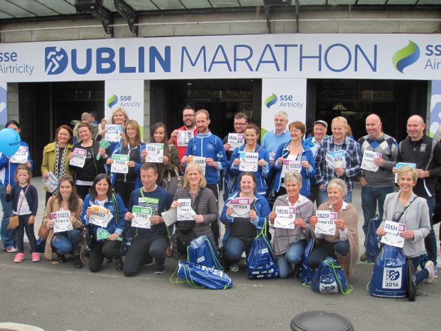Dublin Marathon Team Carrie 2016