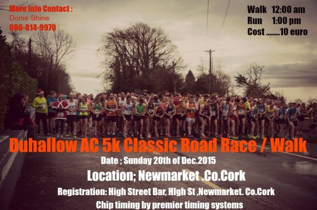 Duhallow 5k Classic 2015 - Event Flyer