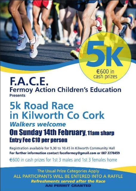 Face 5k Race Flyer 2016