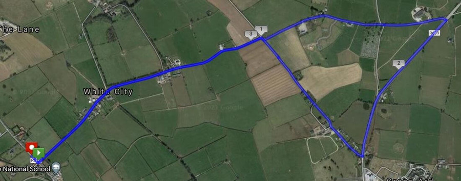 grange fermoy 4 mile road race route map 2021