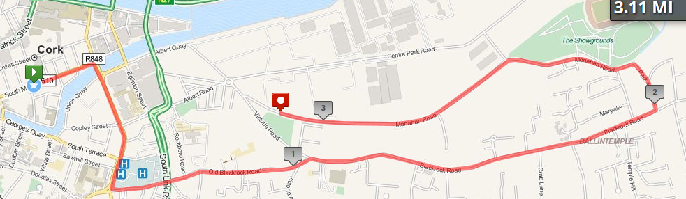 Grant Thornton Corporate Challenge 5k - Course Route Map