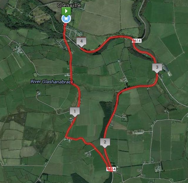 Glenville Course Map