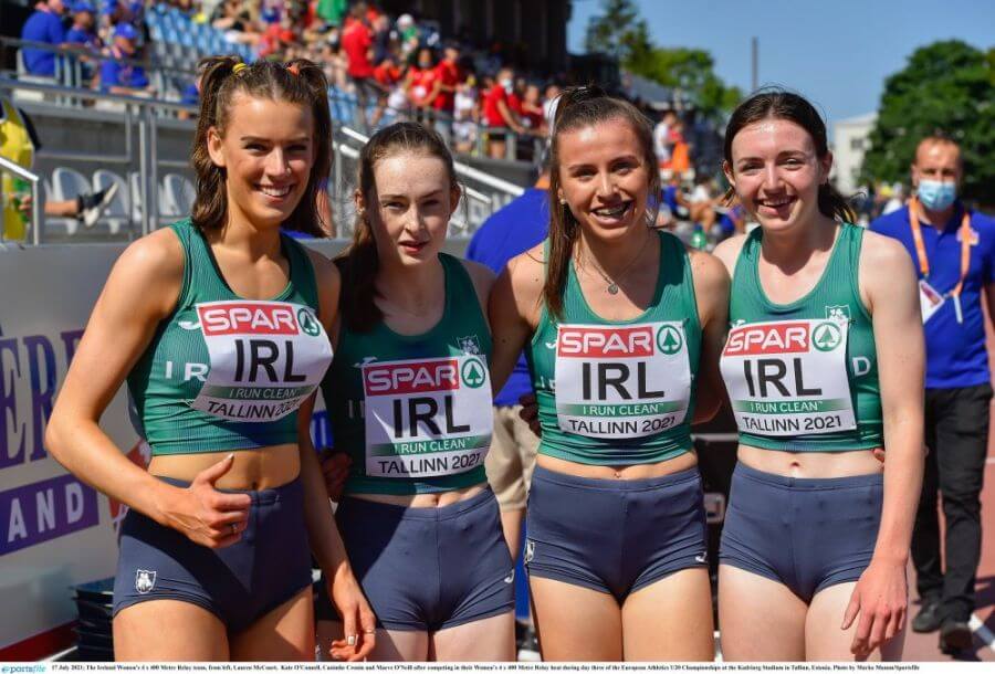 irish 4x400m team european u20 championships 2021