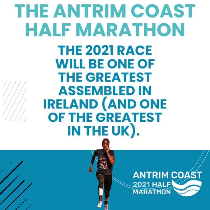 antrim coast half marathon 2021