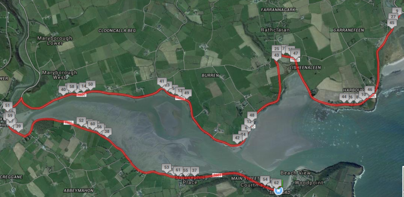 Keith Whyte Ultramarathon Series - 100k Route Map