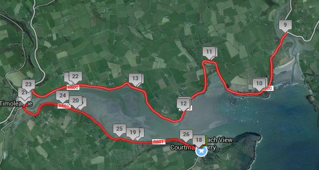 Keith Whyte Ultramarathon Series - Marathon Route Map