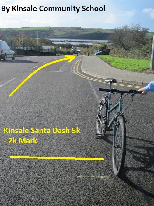 Kinsale Santa Dash 5k 2k Mark