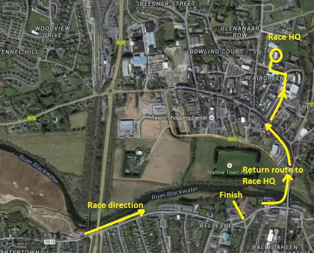 Mallow 10 - Race Finish Area Map