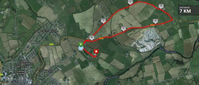 Munster Ladies Mini-Marathon - Course Route