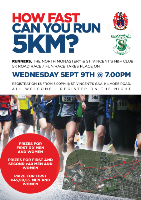 North Mon 5k Road Race - Event Flyer 2015