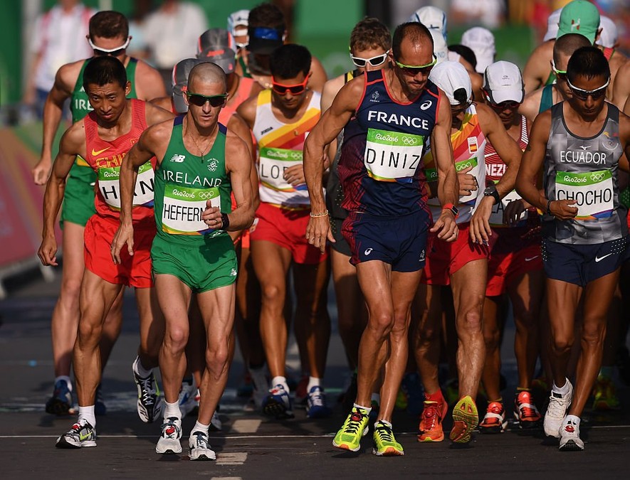 Rio Olympics 2016 Irish 50k Racewalk Start