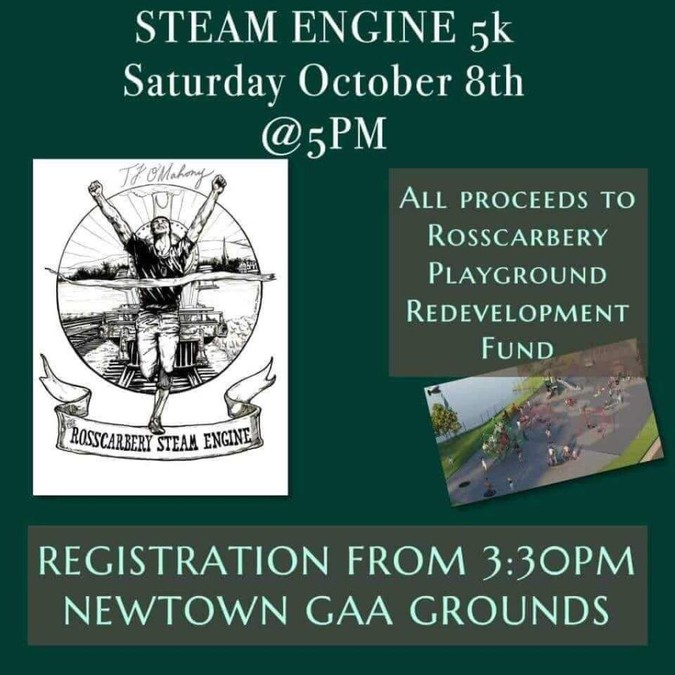 rosscarbery steam engine 5k flyer 2022