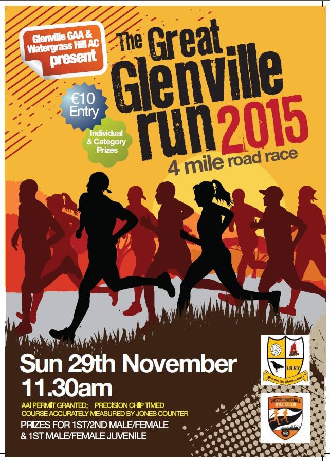 Great Glenville Run - 2015 Flyer