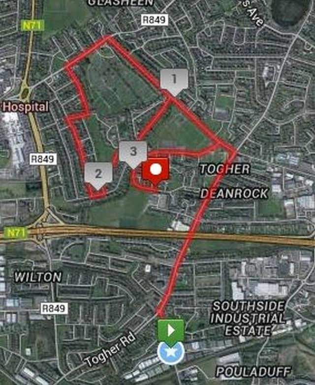 Togher AC 5k - Route