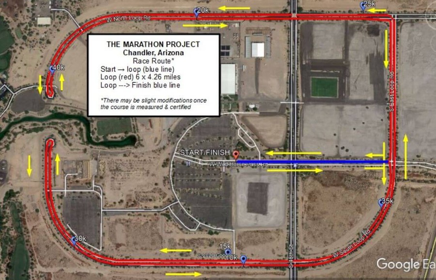 the marathon project course map arizona 20201