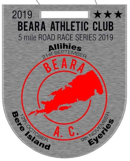 beara 5 mile series medal 2019a