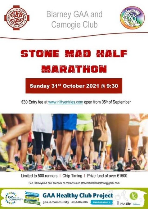 stone mad blarney half marathon 2021