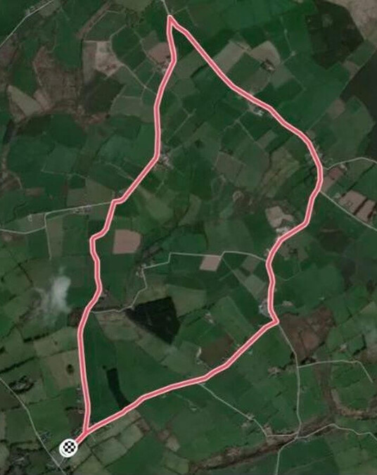 burnfoot 5 mile course map 2023