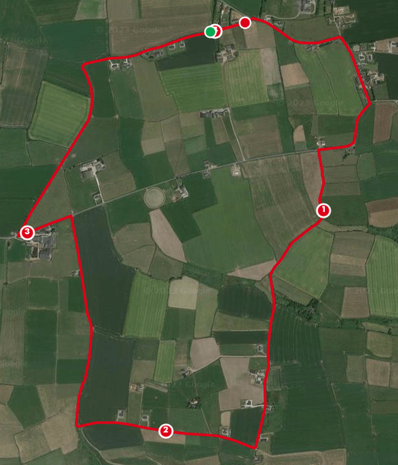 churchtown south 4 mile road race route map
