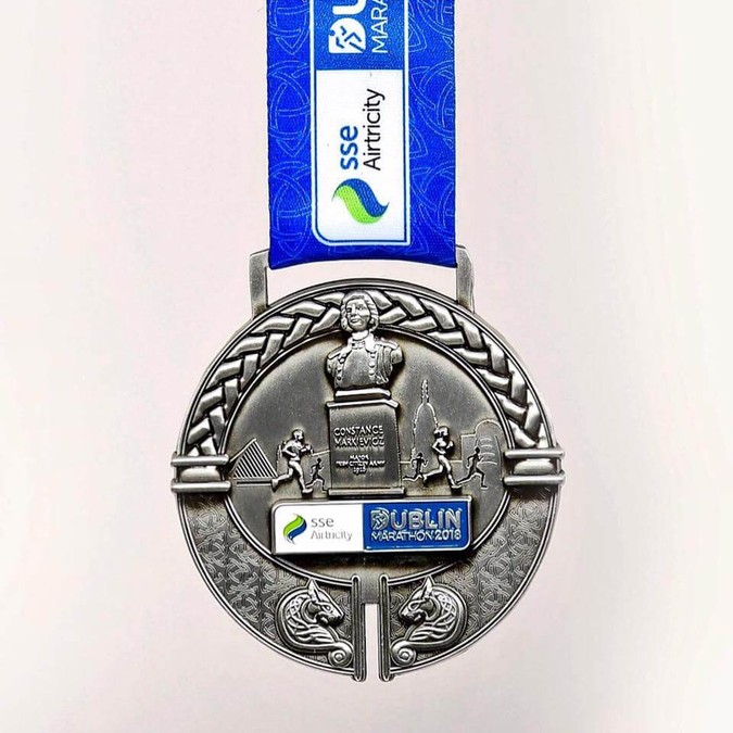 dublin marathon medal 2018