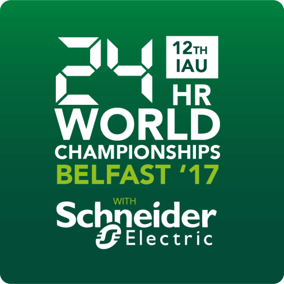 World 24 hour championships belfast 2017 logo