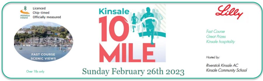 kinsale 10 mile banner 2023
