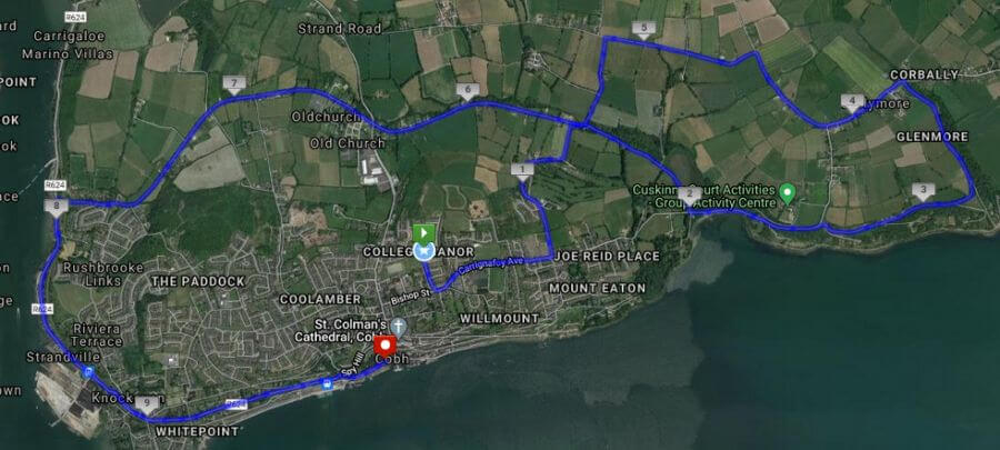 course route map sonia o sullivan cobh 10 mile 2022