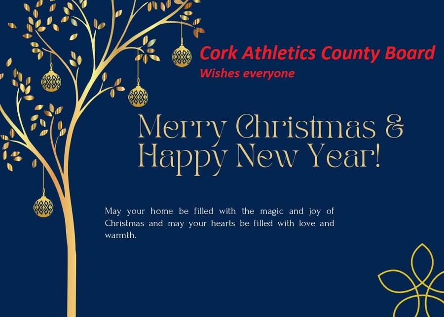 cork athletics county board christmas greeting 2021