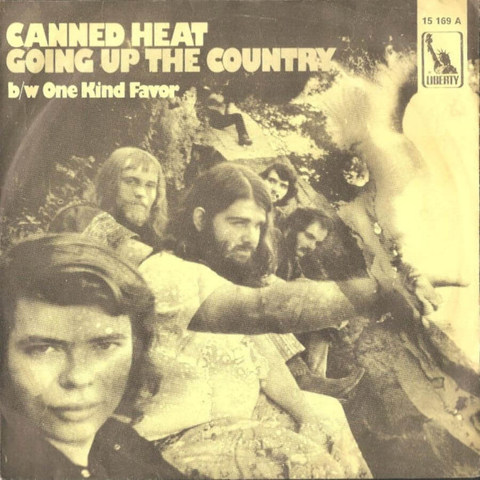 going up the country canned heat record sleeve