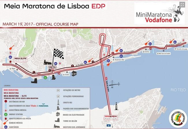 lisbon half marathon course 2018