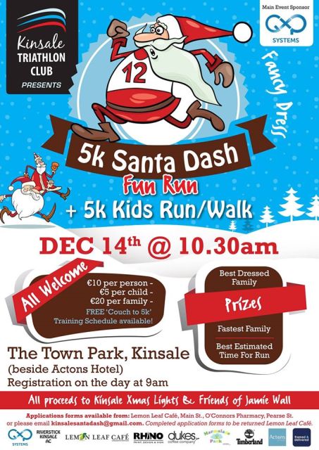 Kinsale Santa Dash Flyer 2014