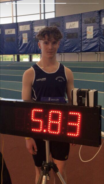 Danny Kelly Belgooly AC National Juvenile Boys U14 Long Jump Champion 2017