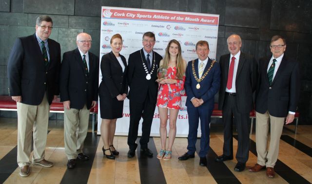  presentation stephanie cotter cork city sports athlete of the month may 2017