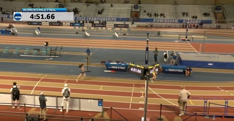 ncaa div ii indoor womens mile championship 2021 finish