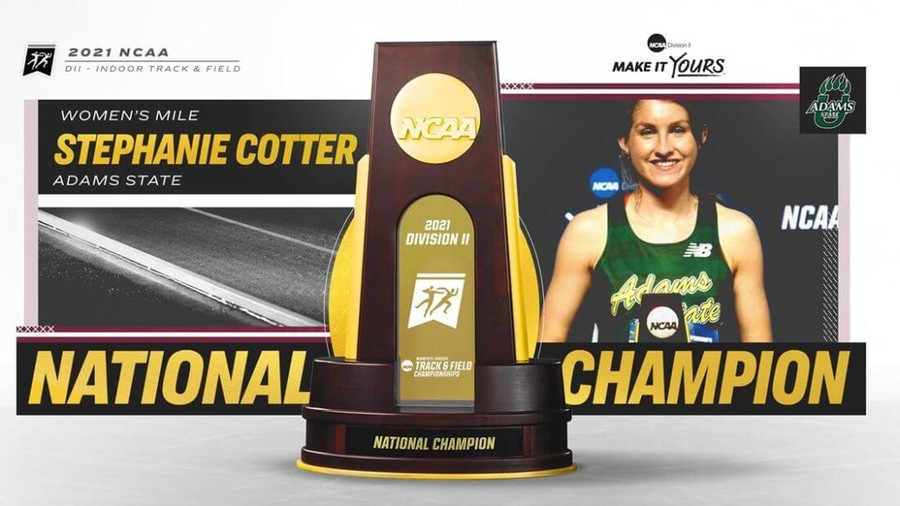 stephanie cotter ncaa div ii mile champion 2021