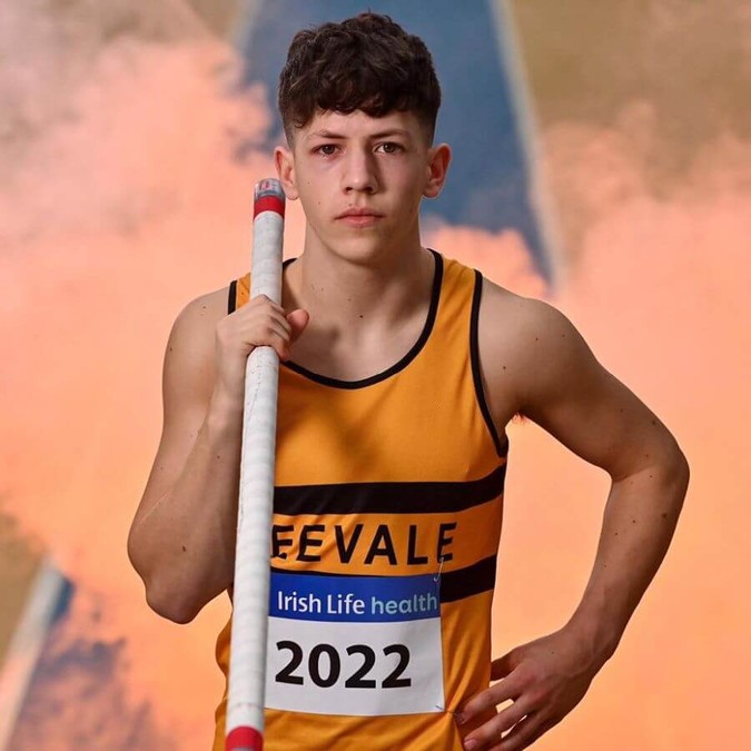 conor callinan leevale ac national junior indoor pv champion 2022