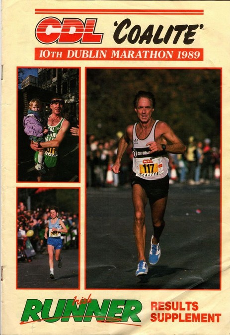 dublin marathon results booklet cover 1989f