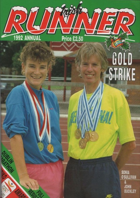 john buckley sonia osullivan 1992 irish runner annual cover