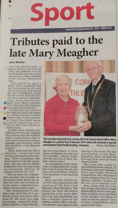 mary meagher tribute examiner county supplement feb 11th 2020